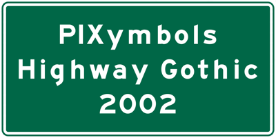 PIXymbols Hwy Gothic2002