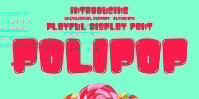Polipop Playful Display Font