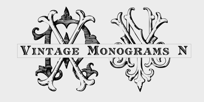 Monocracy Vintage Monograms N