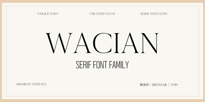 Wacian Serif