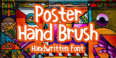 Poster Hand Brush