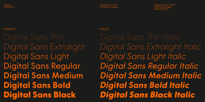 Digital Sans VF
