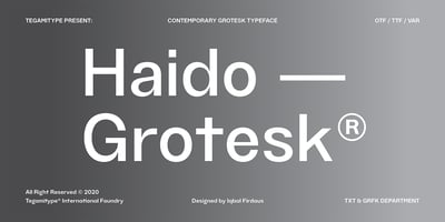 TG Haido Grotesk