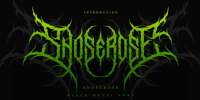 Snoserose Blackmetal