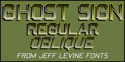Ghost Sign JNL