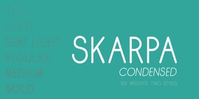 Skarpa Condensed