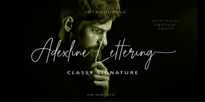 Adexline Lettering