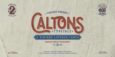 Caltons Typeface