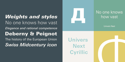 Univers Next Cyrillic
