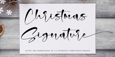 Christmas Signature