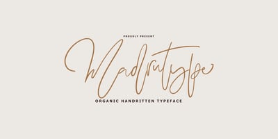 Madrutype Signature