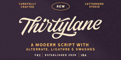 Thirtylane Script
