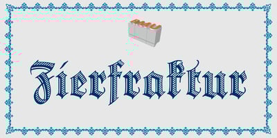 Zierfraktur