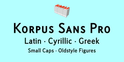 Korpus Sans Pro