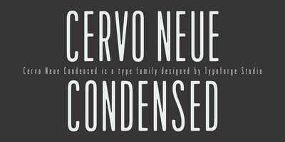 Cervo Neue Condensed