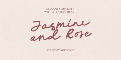 Jasmine and Rose