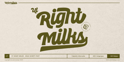 UT Right Milks