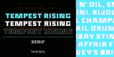 Tempest Rising Serif