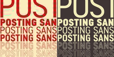 Posting Sans