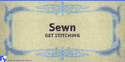 Sewn