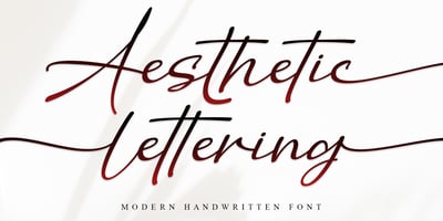 Aesthetic Lettering