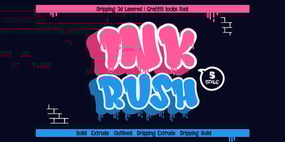 Ink Rush Solid Drip
