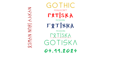 Ongunkan Gothic Manuscript