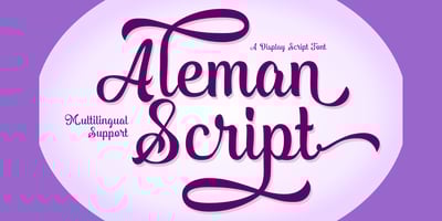 Aleman Script