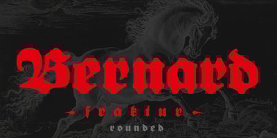 Bernard Fraktur Rounded