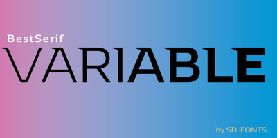 BestSerif Variable
