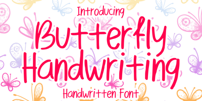 Butterfly Handwriting