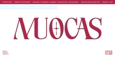 Muocas Display Serif
