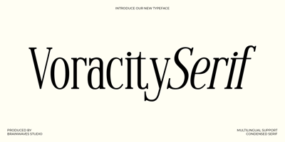 Voracity Serif Display
