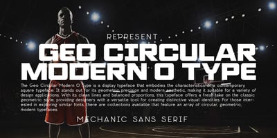 Geo Circular Modern O Type