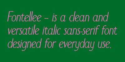 Fontellee Sans