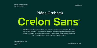 Crelon Sans