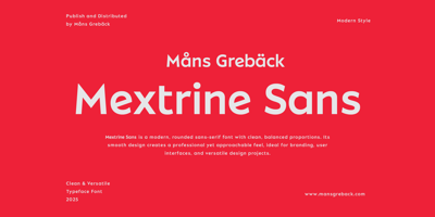 Mextrine Sans