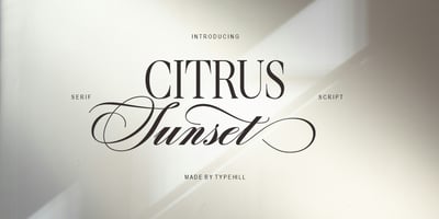 Citrus Sunset