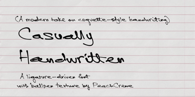 Casually Handwritten