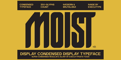 Moist Condensed Display Slant