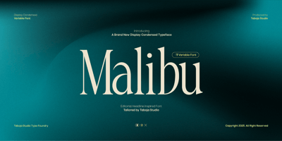 TBJ Malibu Condensed Serif