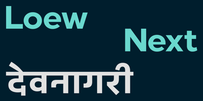 Loew Next Devanagari