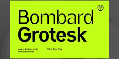 Bombard Grotesk