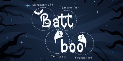 Bat Boo Fuente Póster 8