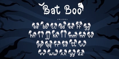 Bat Boo Fuente Póster 10