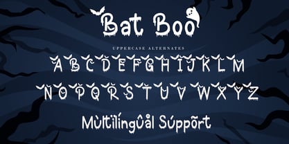 Bat Boo Fuente Póster 11