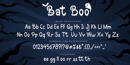 Bat Boo Font Poster 9