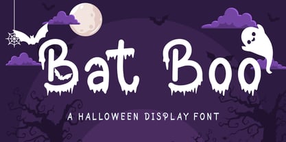 Bat Boo Font Poster 1