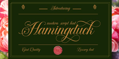 Hamingduck Font Poster 1
