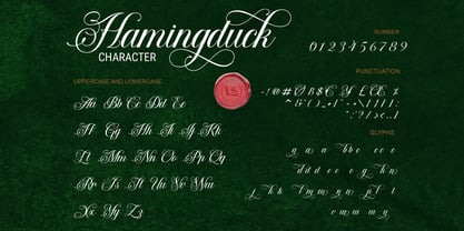 Hamingduck Font Poster 4